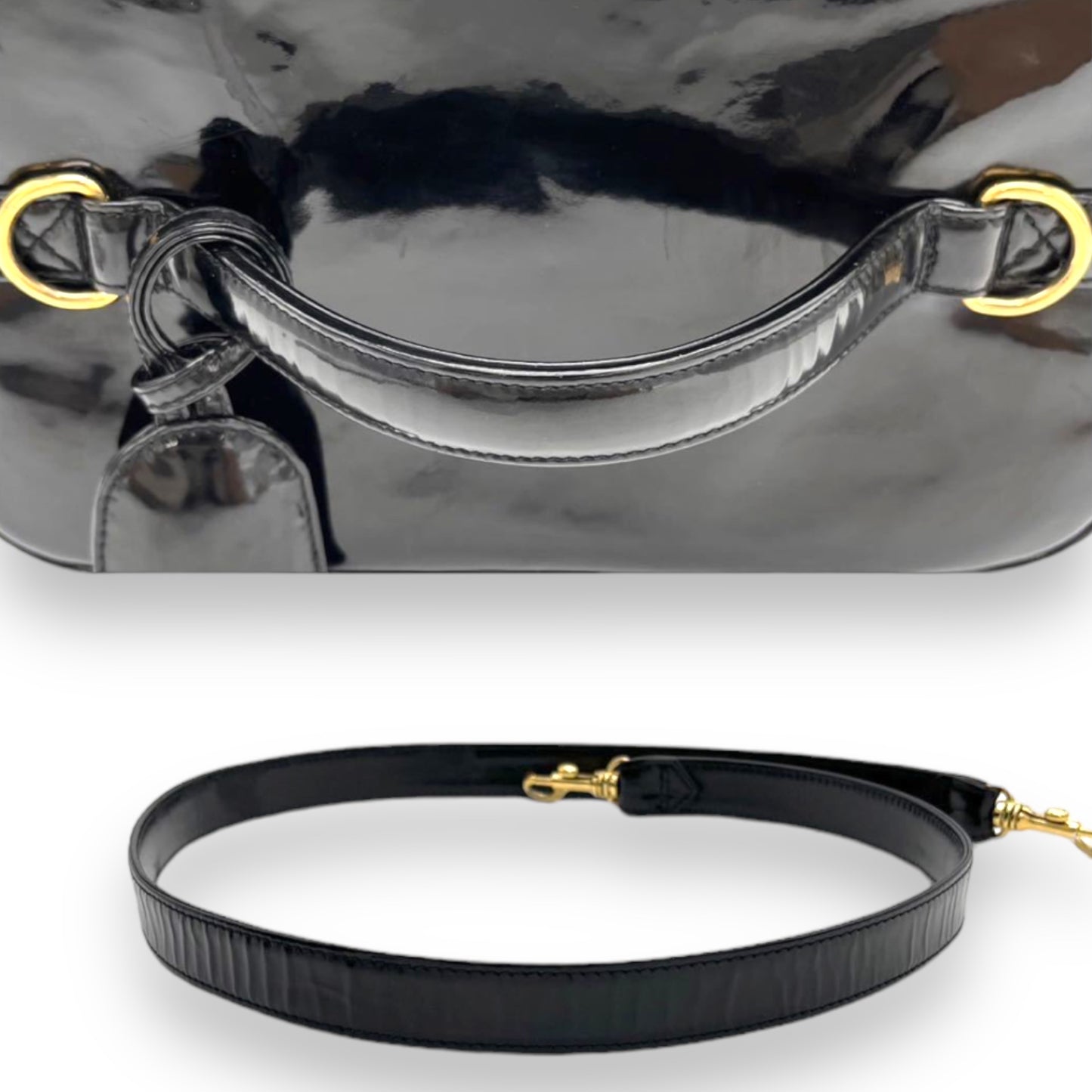 Chanel Vanity Bag Patent Leather