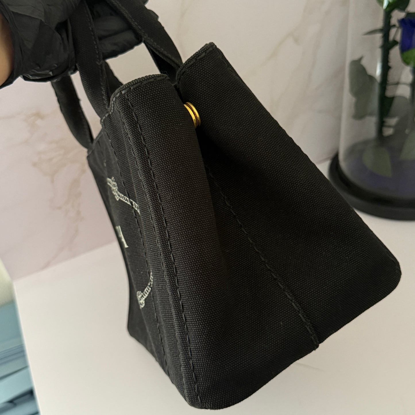 Prada Canapa Canvas 2 Way bag