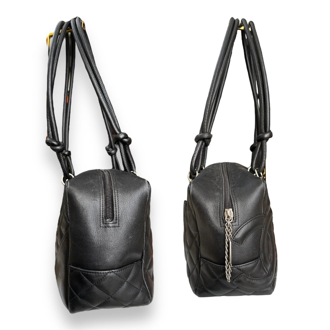 Chanel Black Cambon Ligne Shoulder Bag