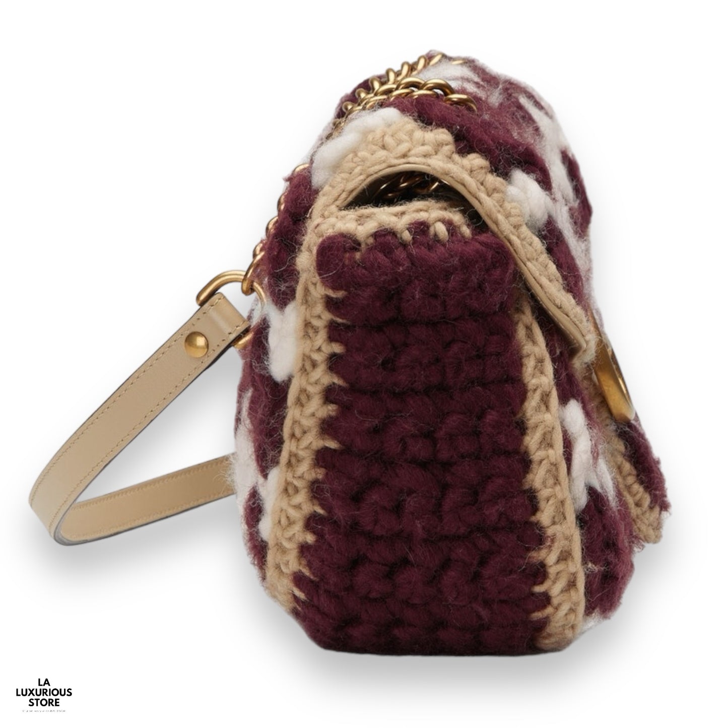 Gucci Marmont Houndstooth Small