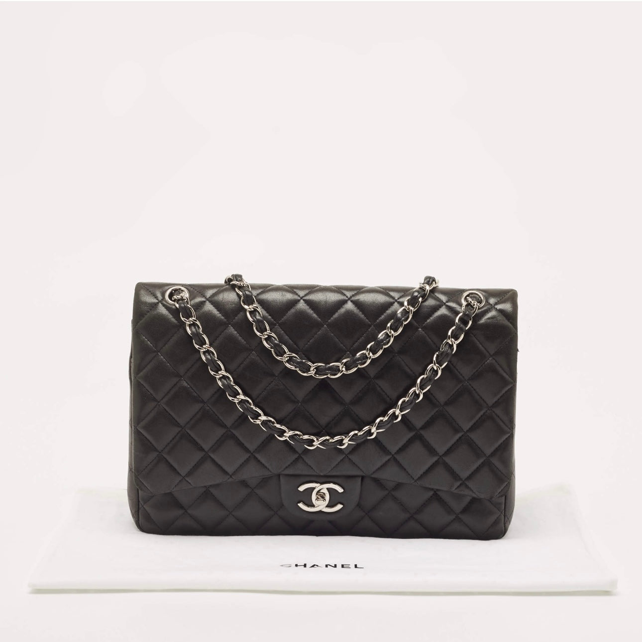 Chanel Maxi Double Flap SHW