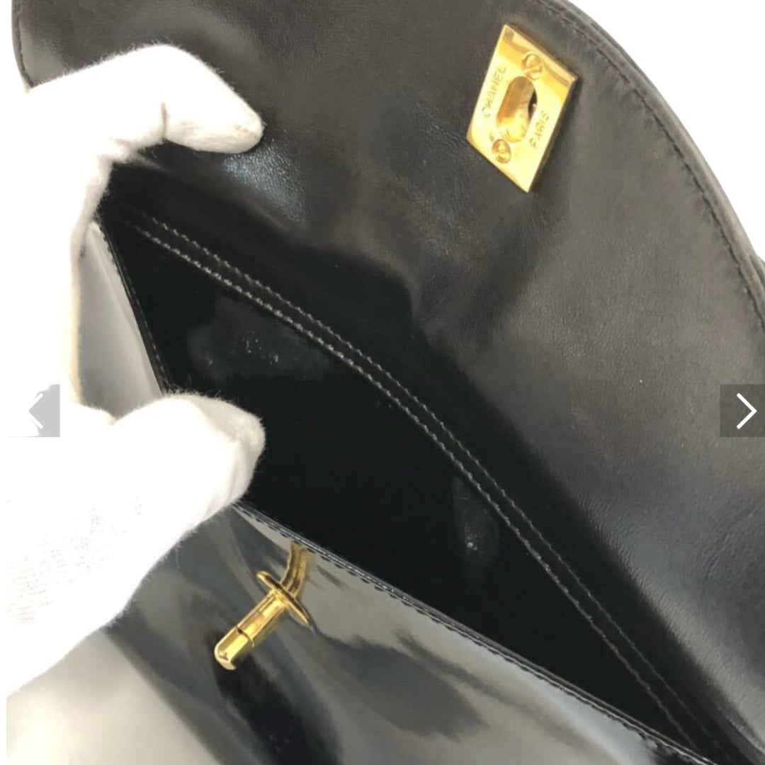 Chanel Metalasse Patent shoulder bag
