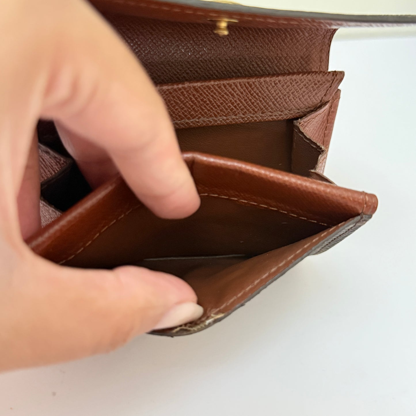 Pre-owned Louis Vuitton Snap Coin Holder