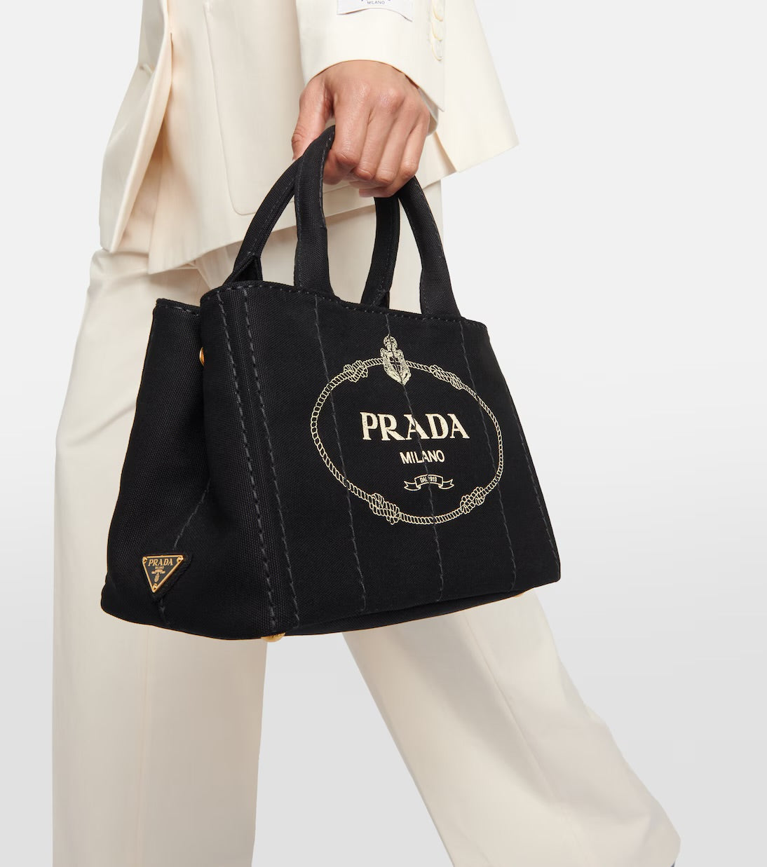 Prada Canapa Canvas 2 Way bag