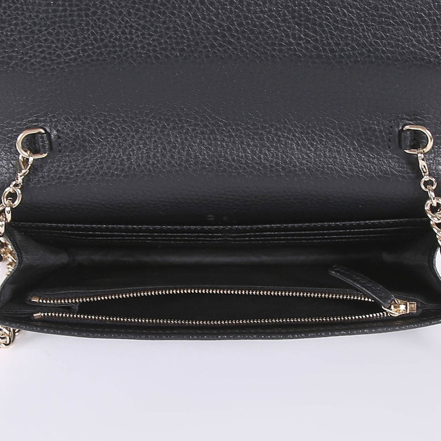 Gucci Soho Pebbled CalfSkin Chain Wallet Brand New