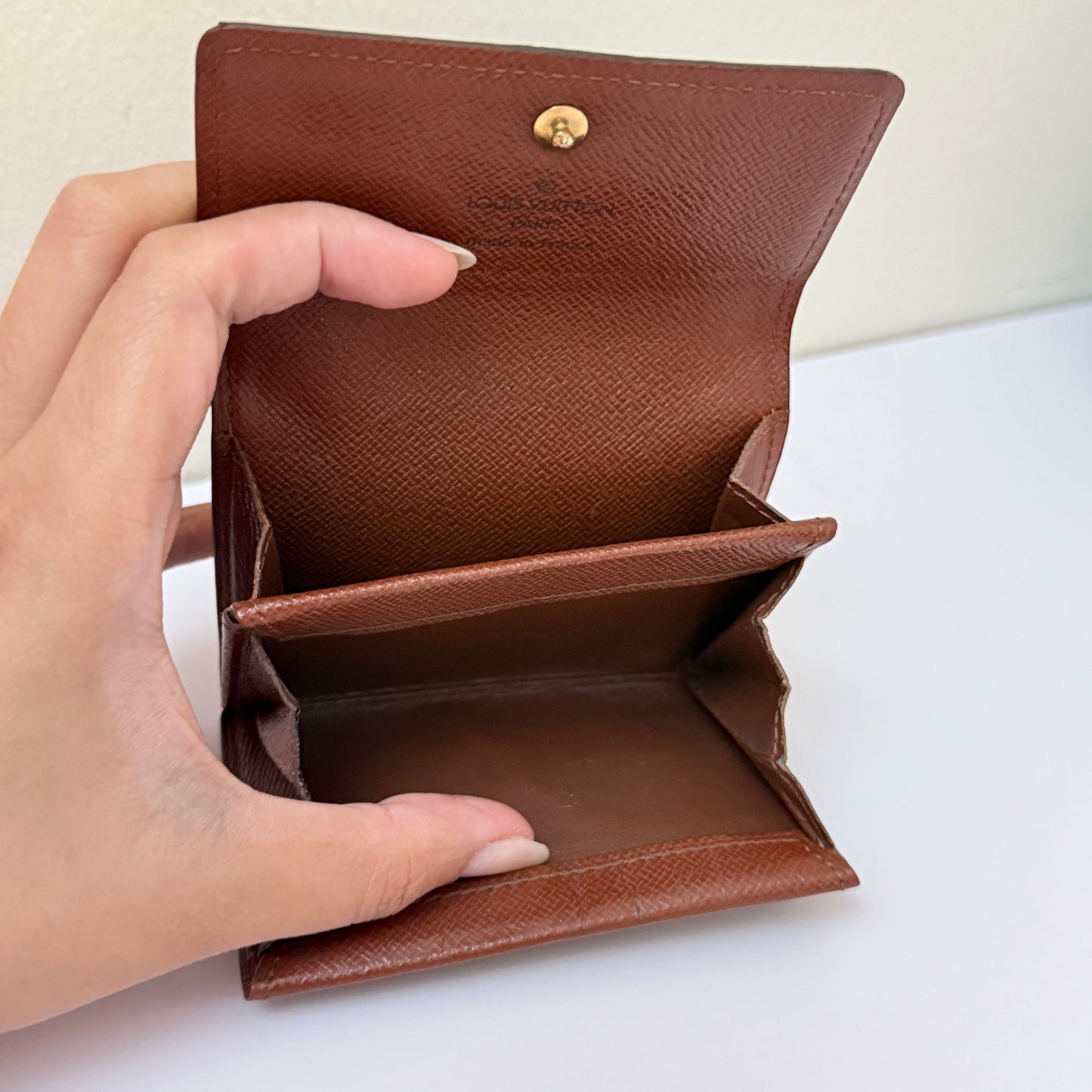 Pre-owned Louis Vuitton Snap Coin Holder
