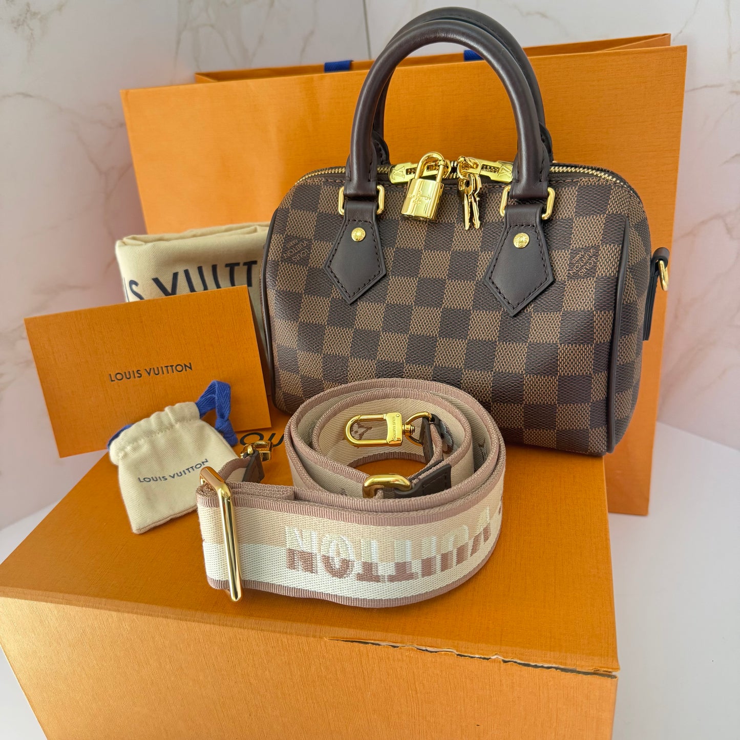 Louis Vuitton Speedy 20 Bandolier Brand New