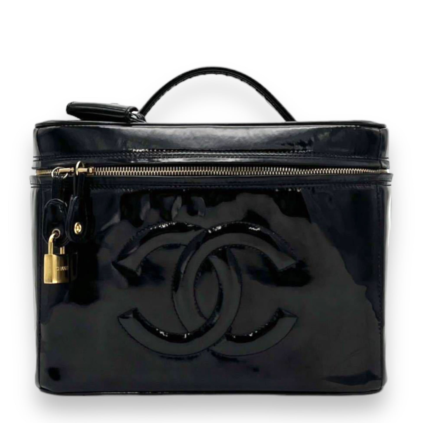 Chanel Vanity Bag Patent Leather
