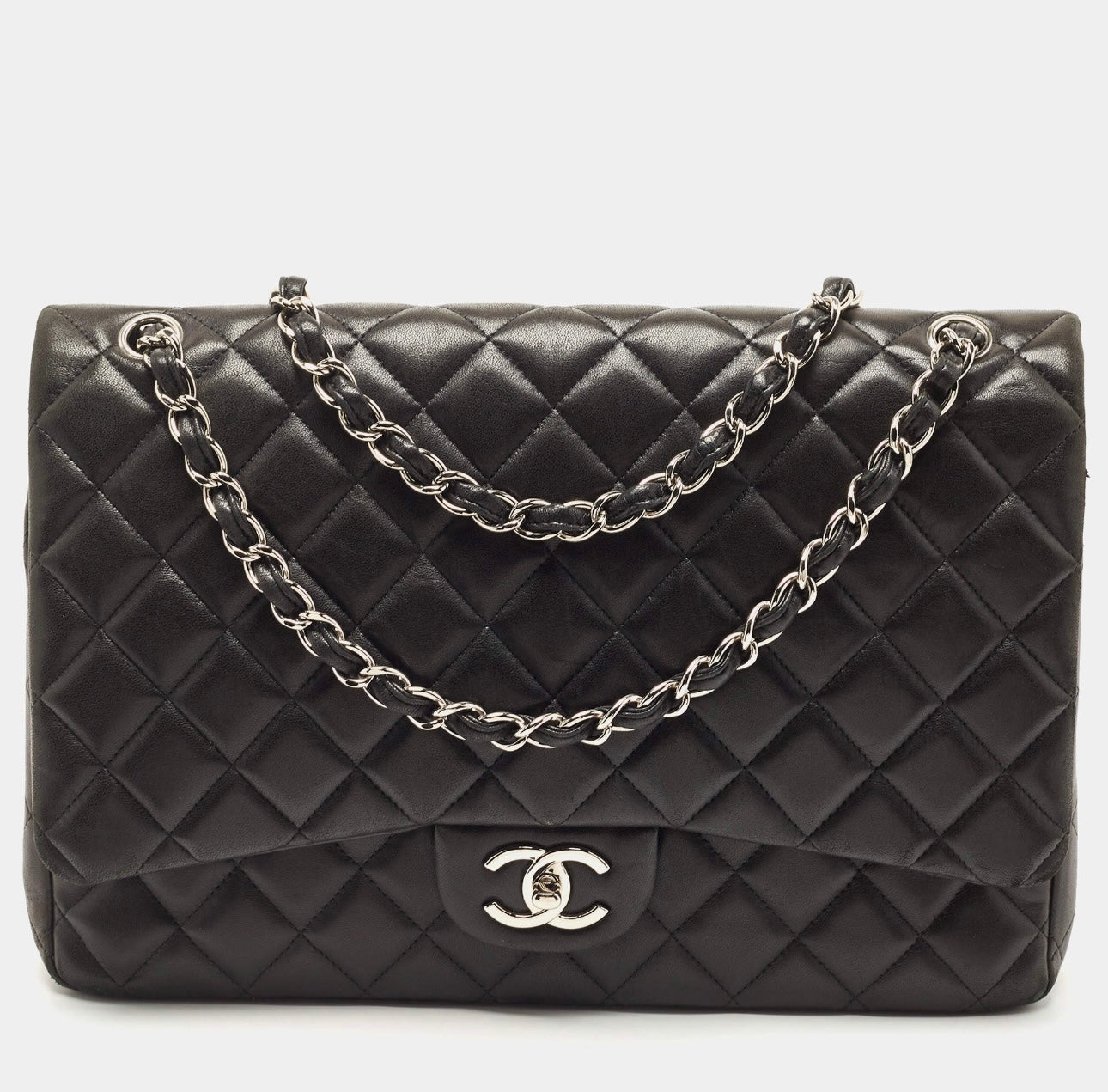 Chanel Maxi Double Flap SHW