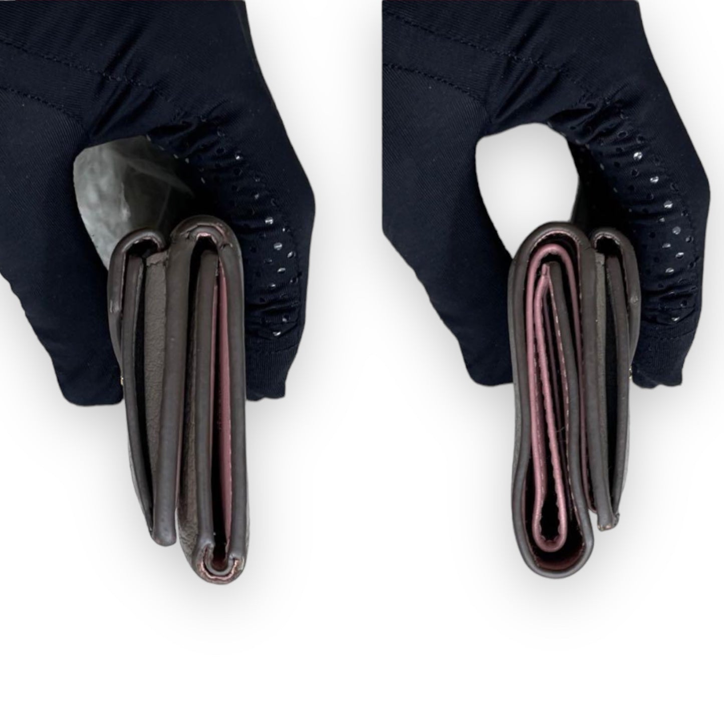 Prada Dino Mini Compact Wallet
