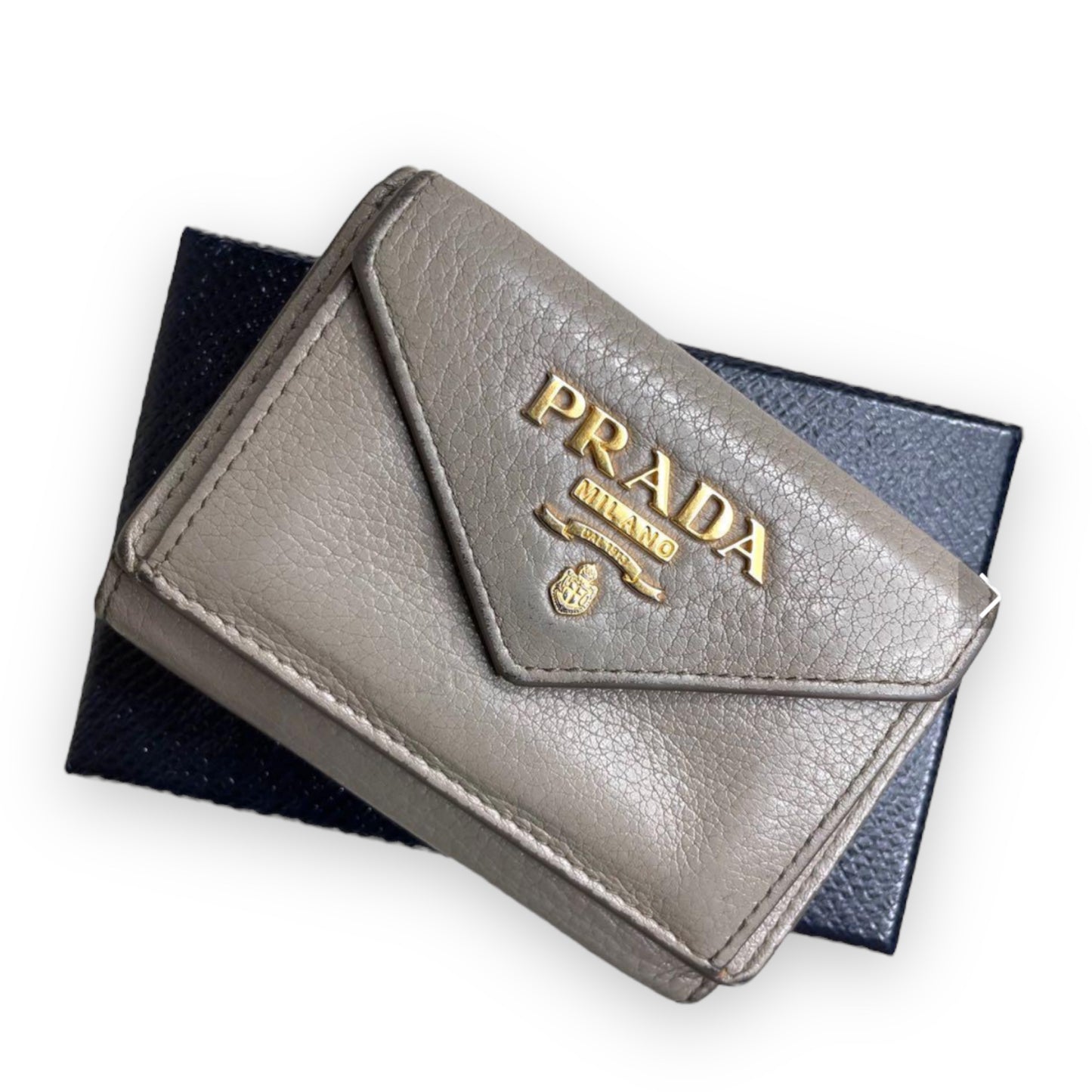 Prada Dino Mini Compact Wallet