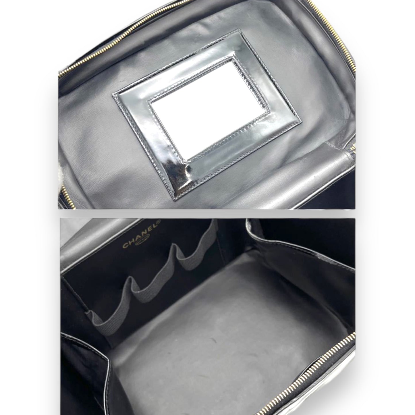 Chanel Vanity Bag Patent Leather