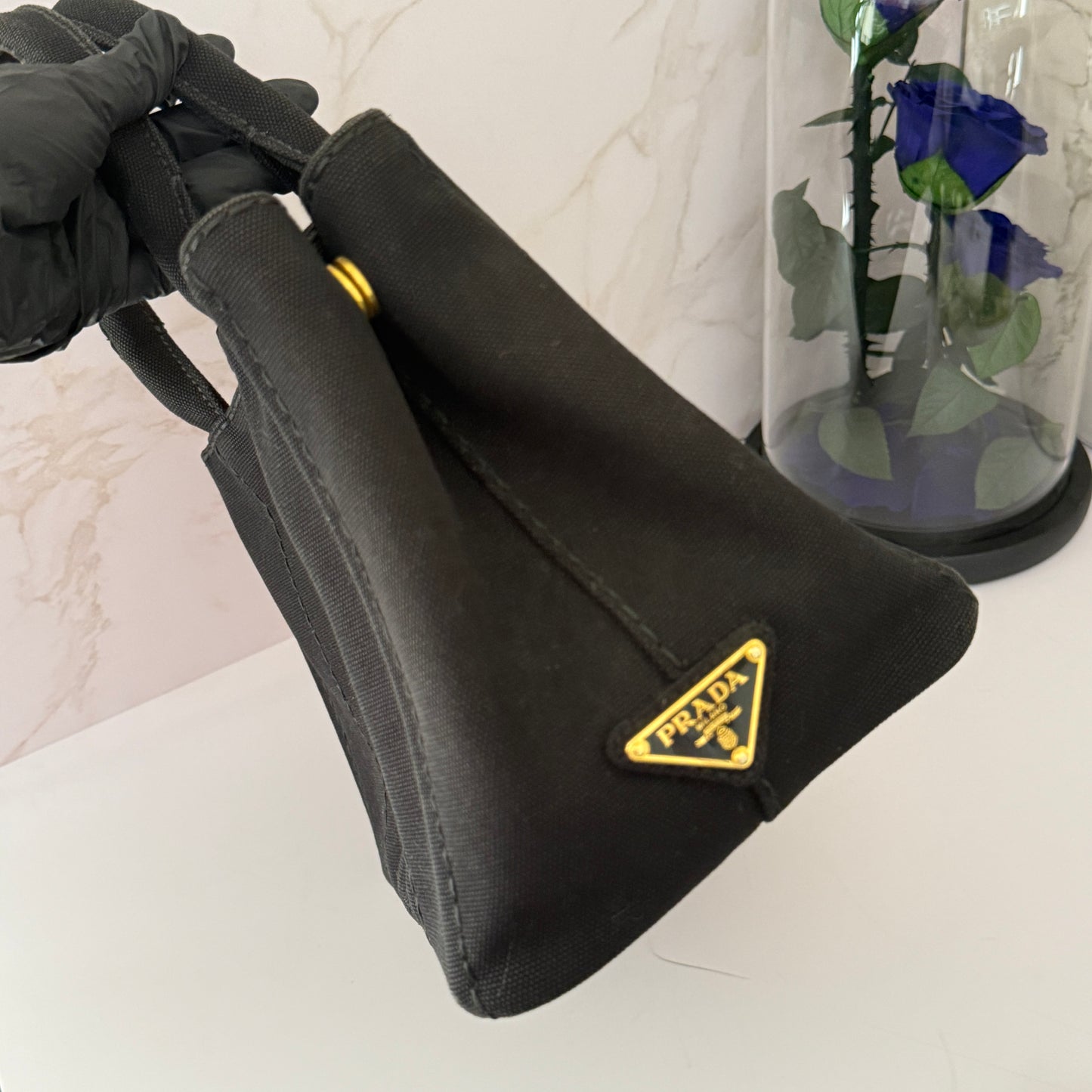 Prada Canapa Canvas 2 Way bag