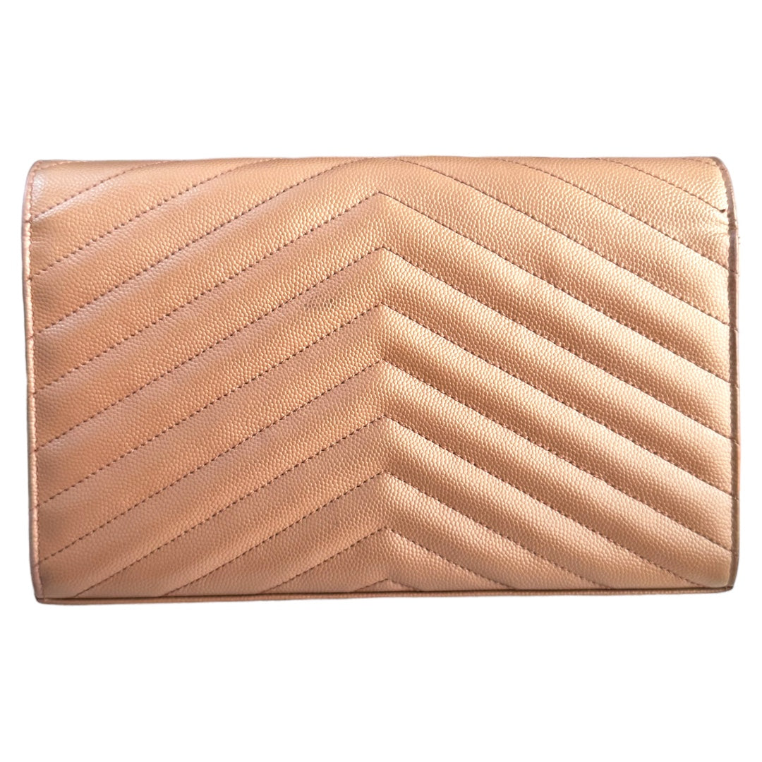 YSL WOC shw grained leather