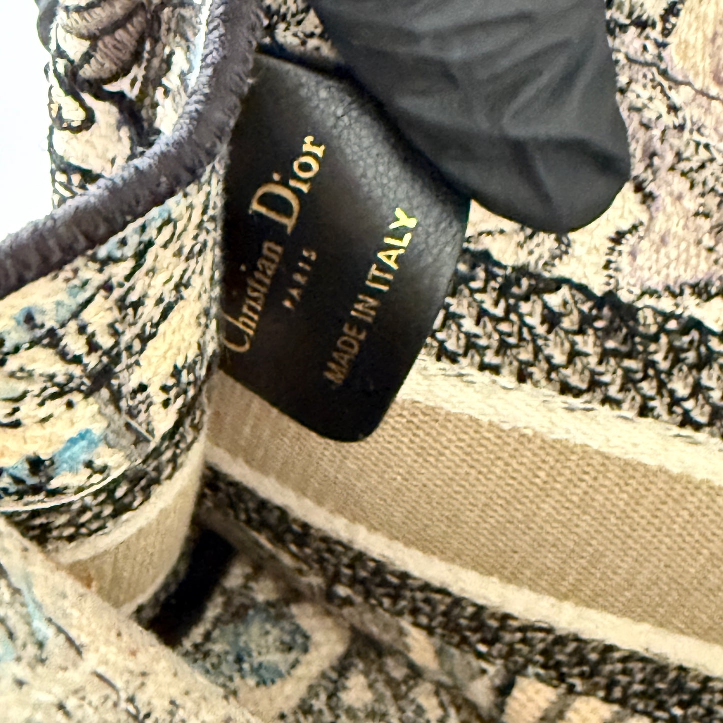 Christian Dior Mini Book Tote Floral