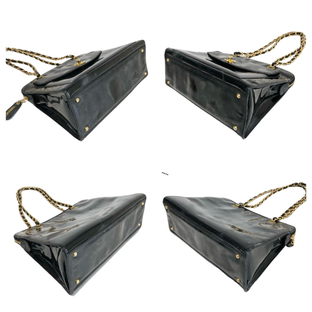 Chanel Metalasse Patent shoulder bag
