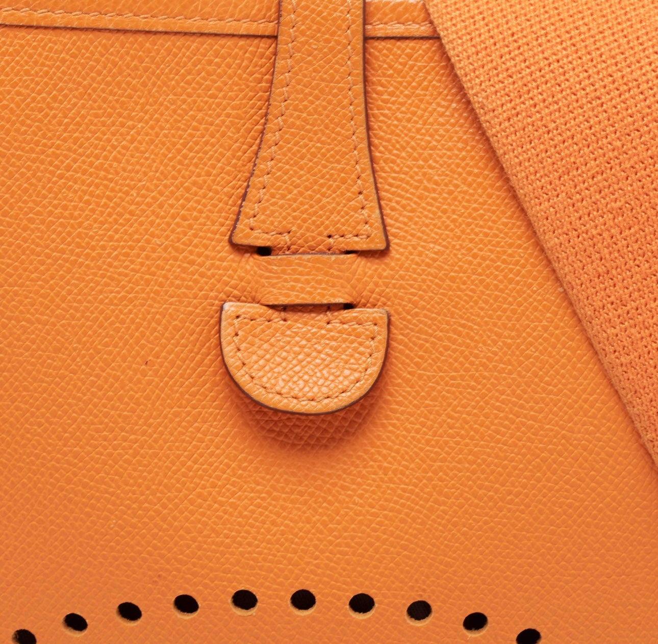 Hermes Evelyne I Orange Epsom Leather