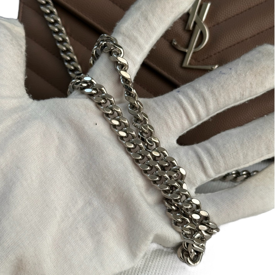 YSL WOC shw grained leather