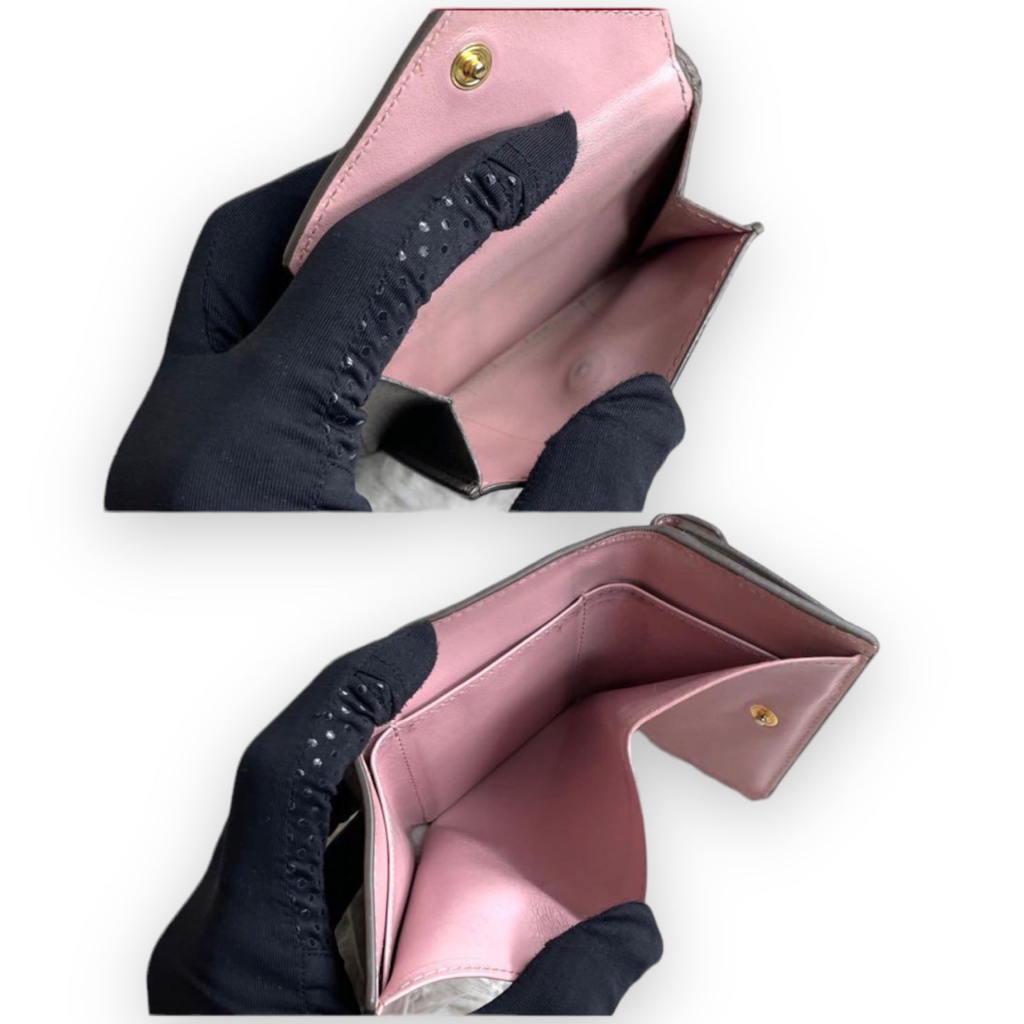 Prada Dino Mini Compact Wallet