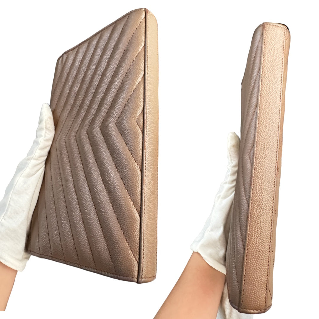 YSL WOC shw grained leather