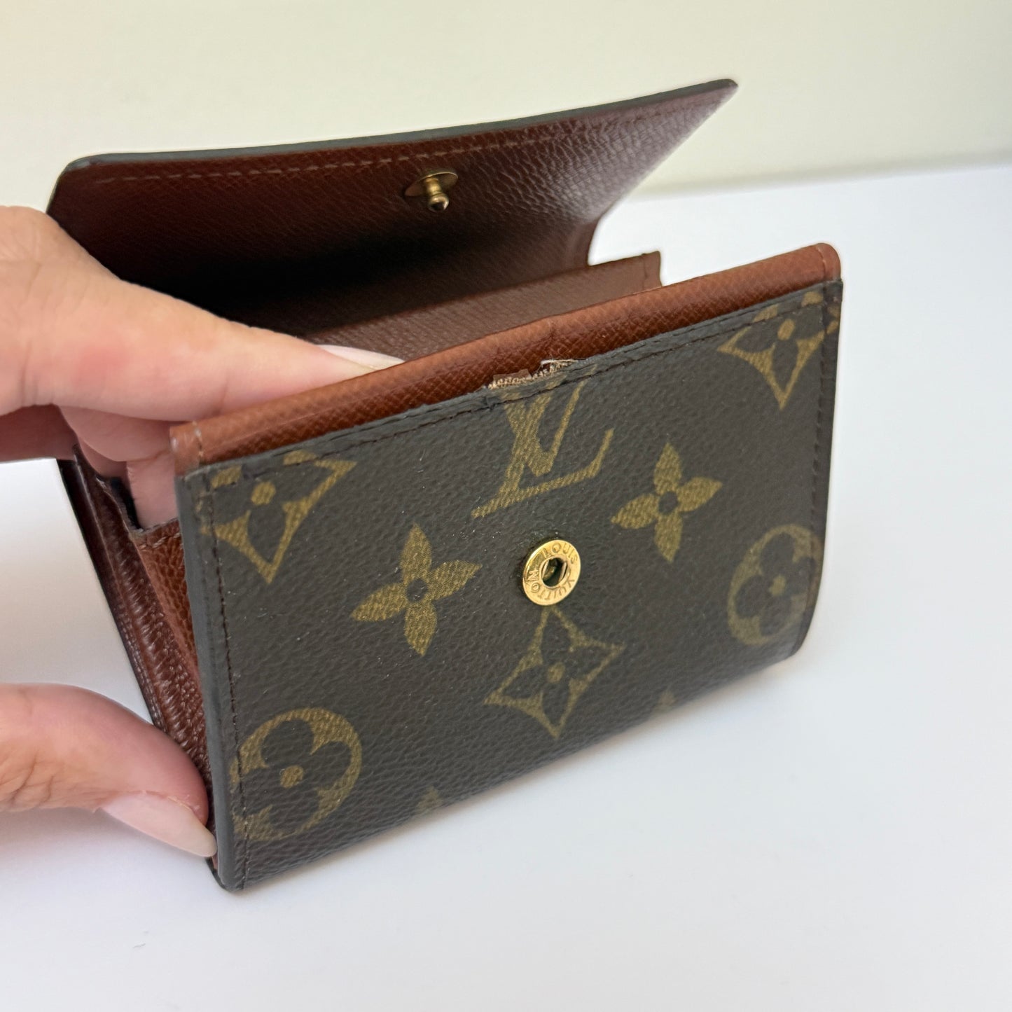 Pre-owned Louis Vuitton Snap Coin Holder