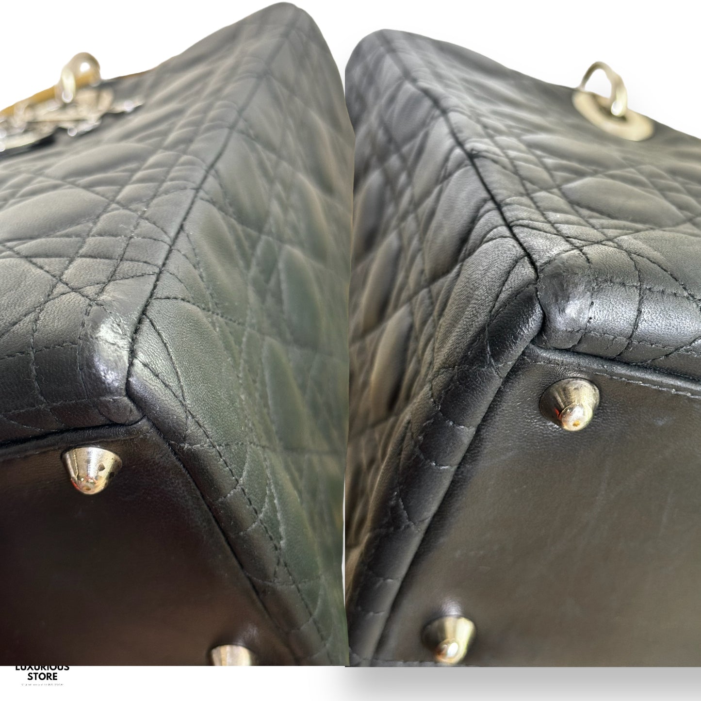 Lady Dior Cannage Leather Medium