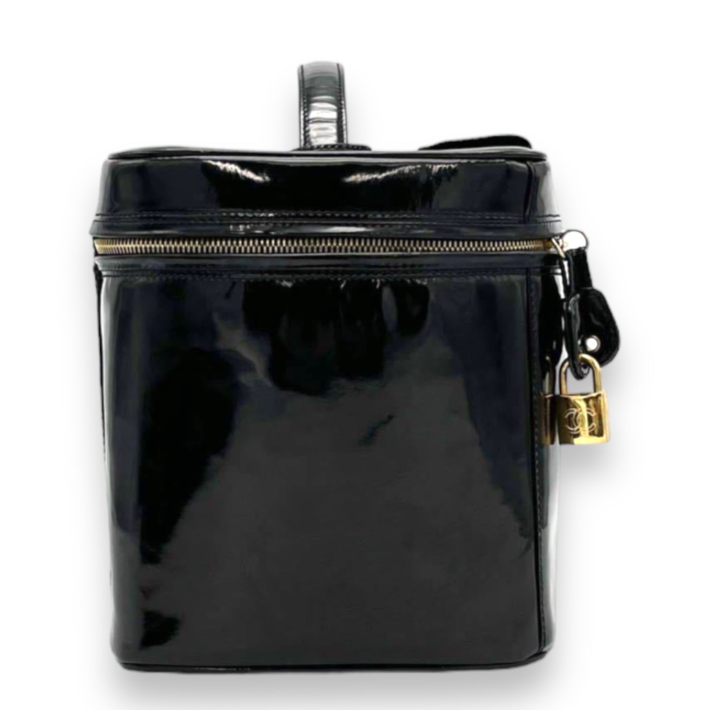 Chanel Vanity Bag Patent Leather