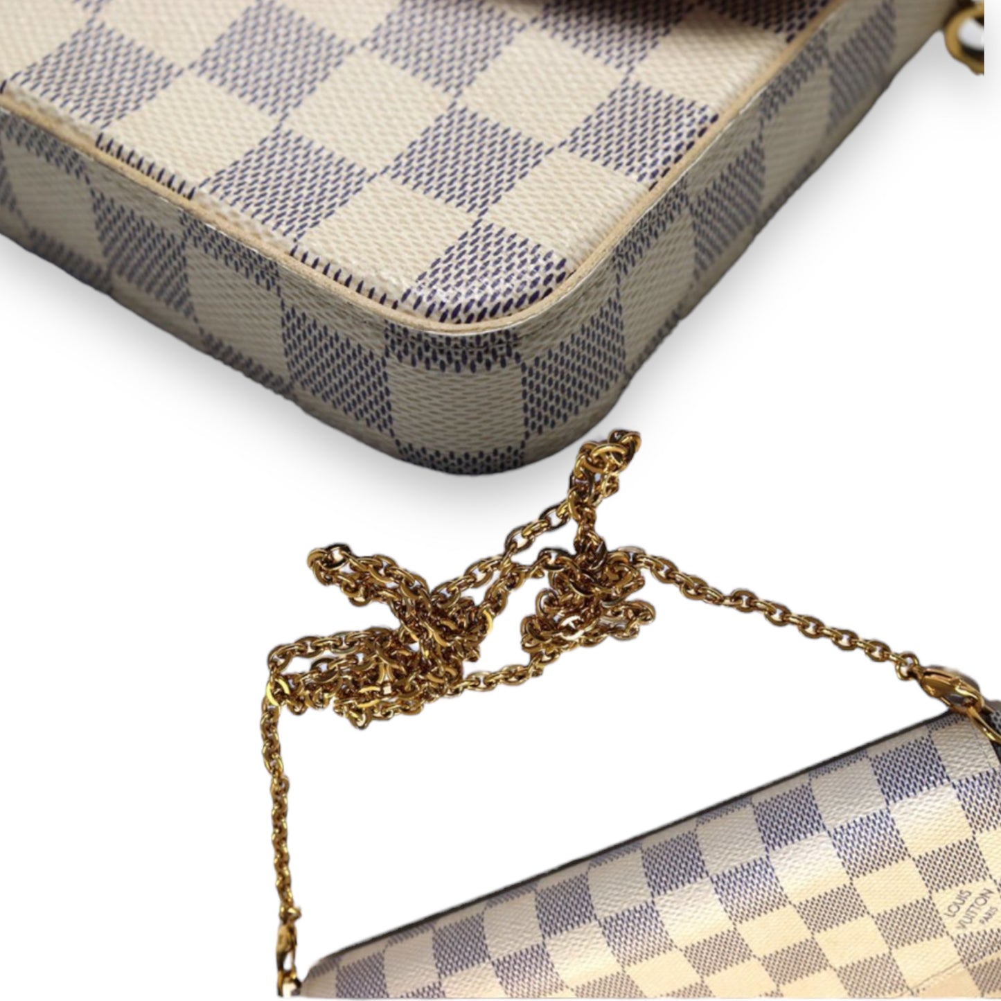 Louis Vuitton Felicie Damier Azur