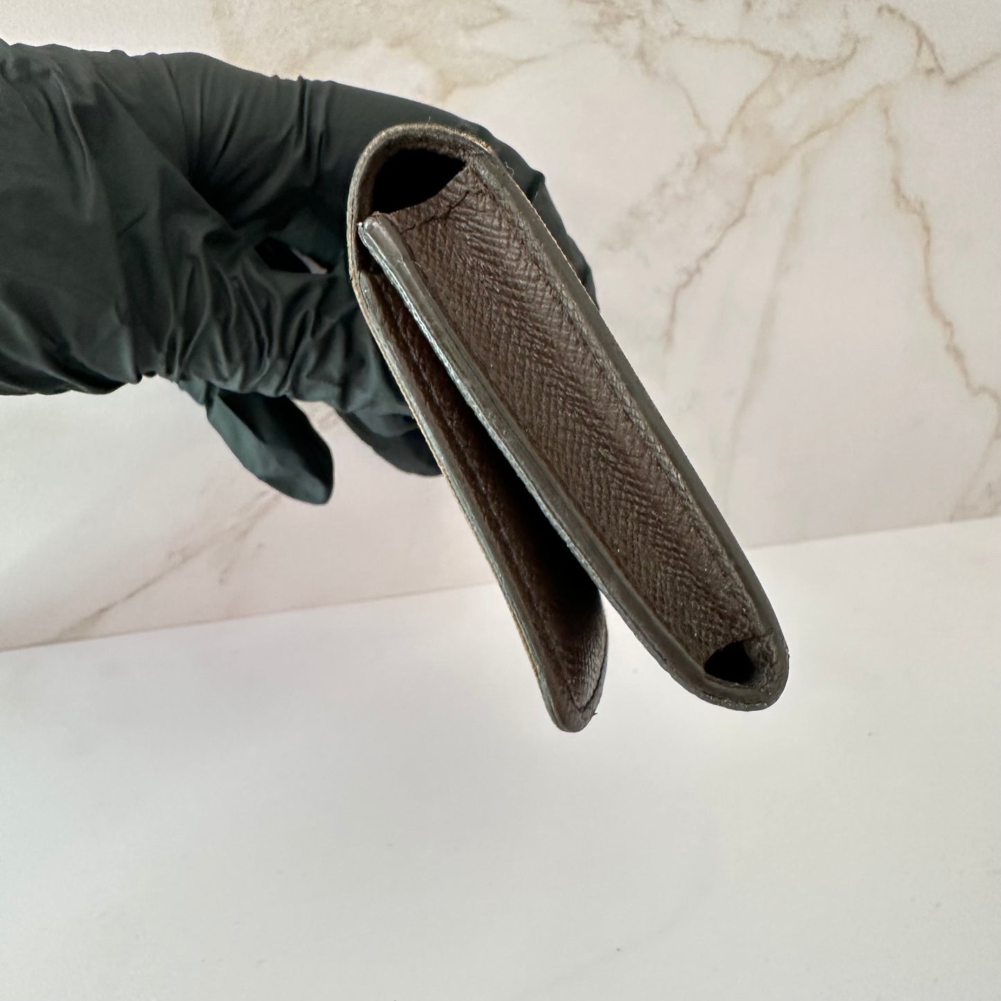 Pre-owned Louis Vuitton envelope Card holder Damier