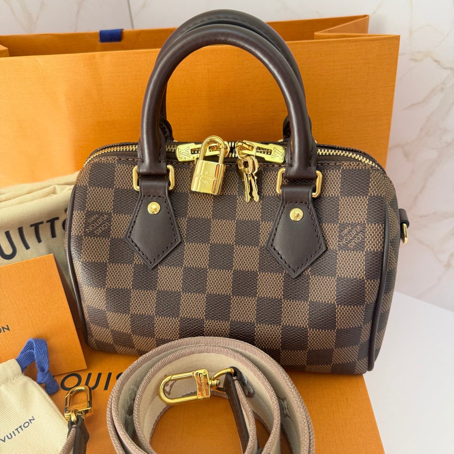 Louis Vuitton Speedy 20 Bandolier Brand New