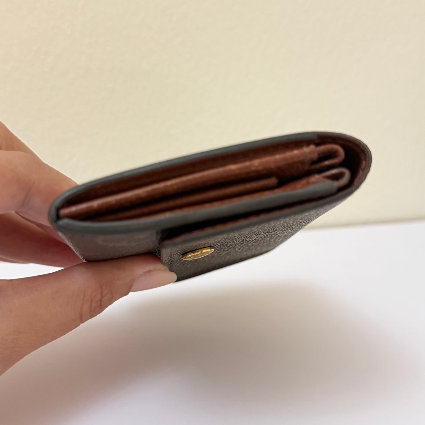Pre-owned Louis Vuitton Snap Coin Holder