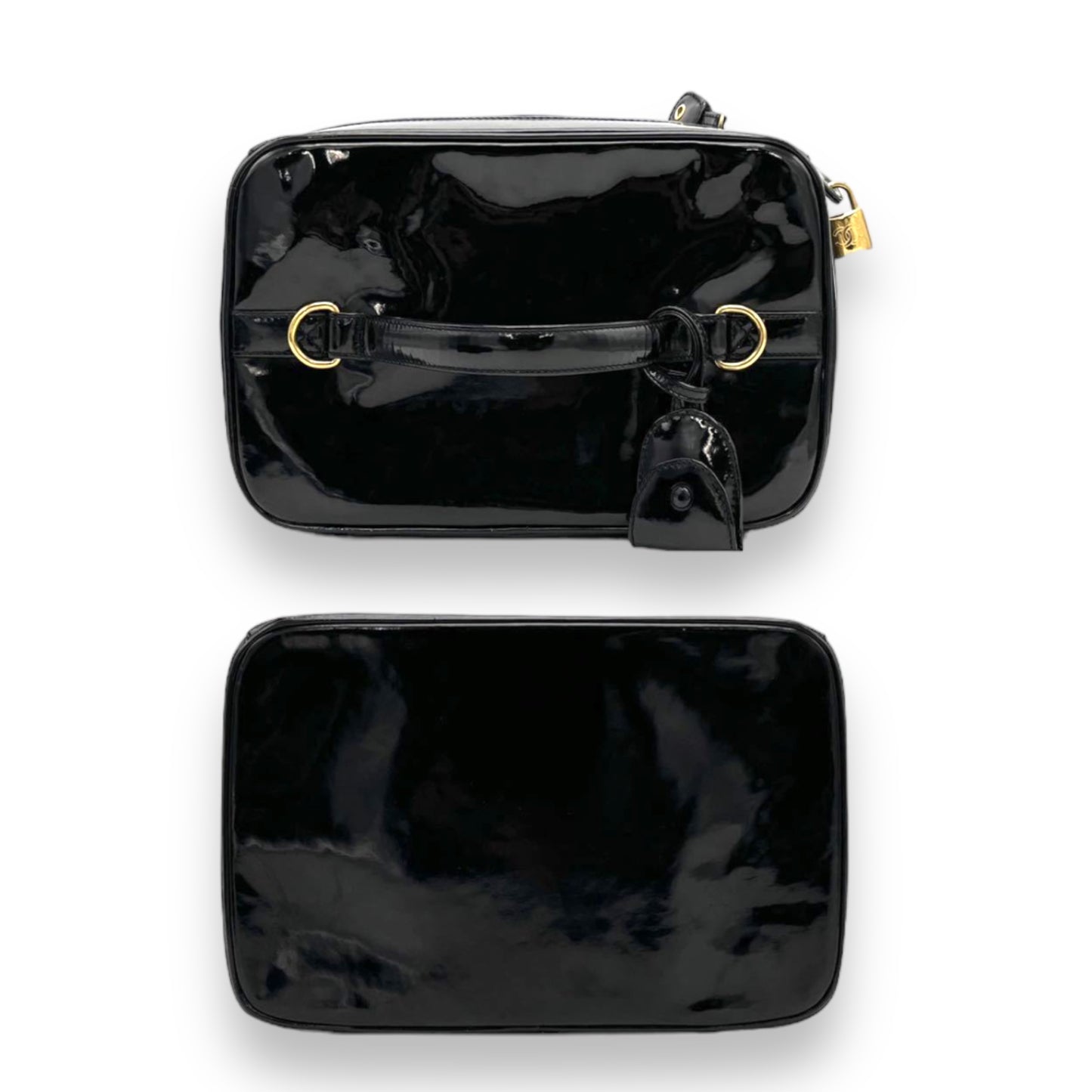 Chanel Vanity Bag Patent Leather