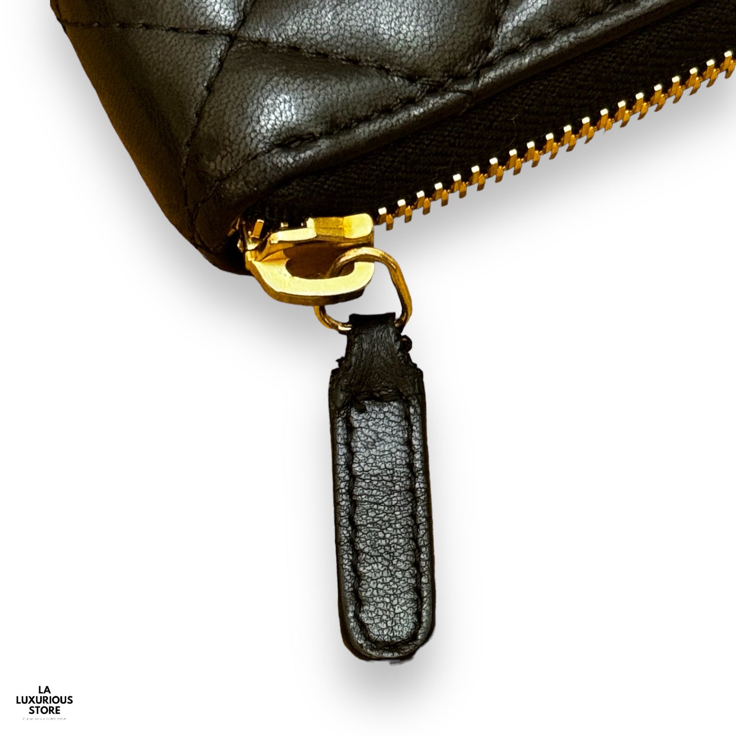 Chanel Quilted Long Zippy Wallet