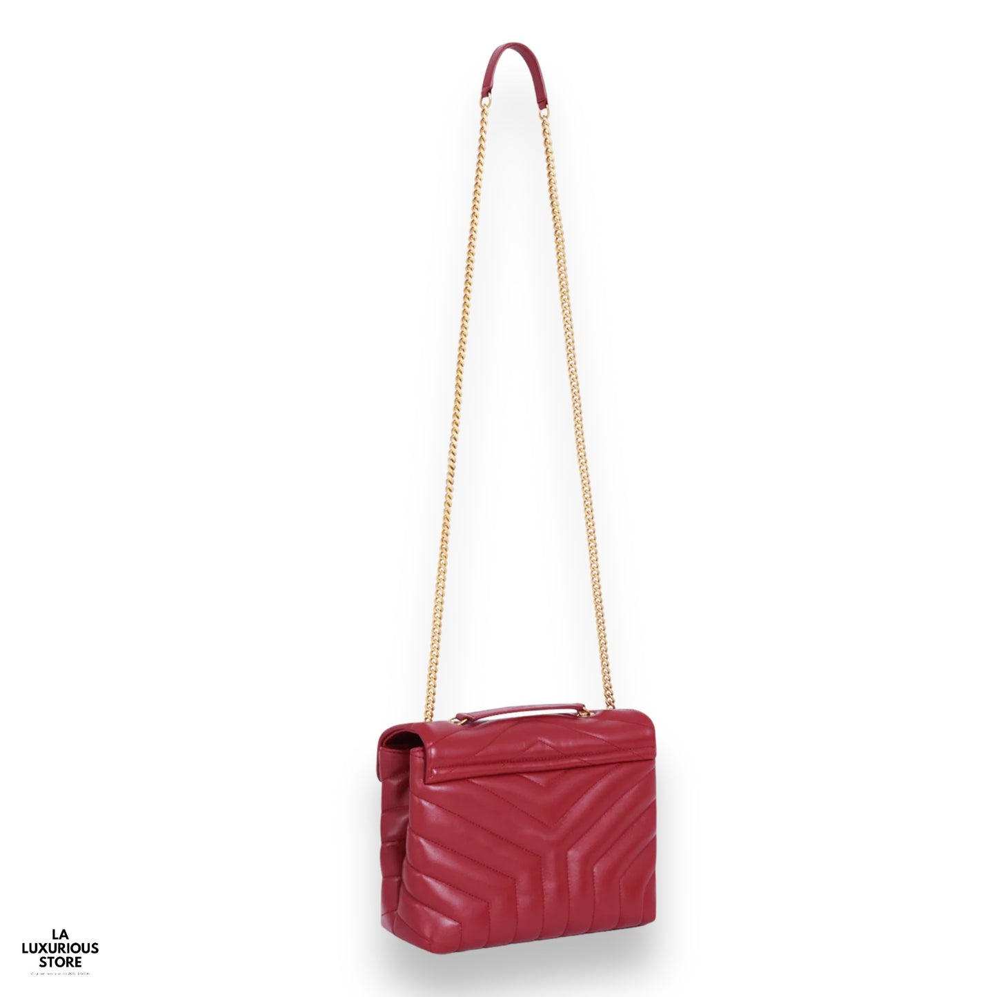YSL LOULOU RED SMALL