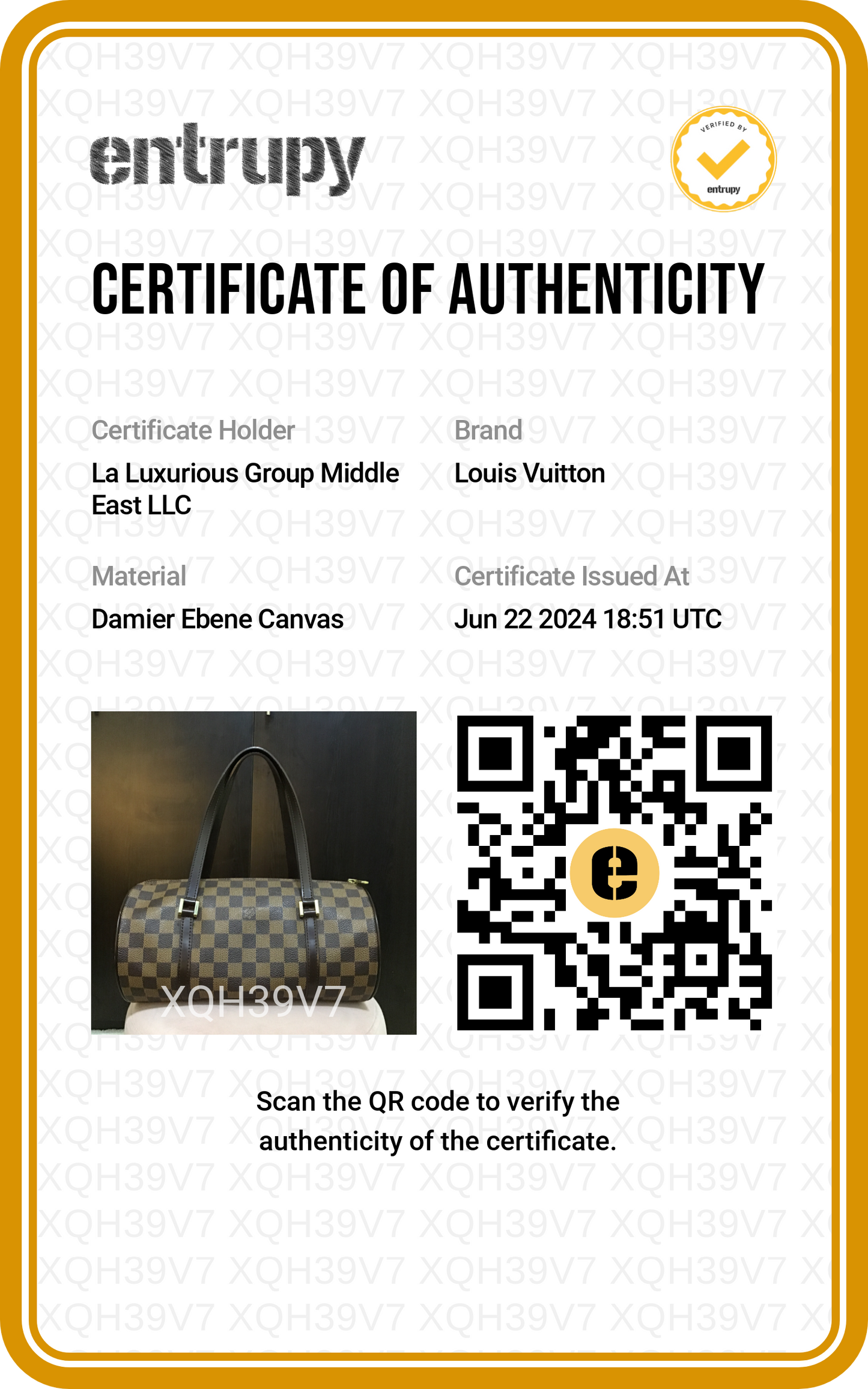 Louis Vuitton Papillon Damier