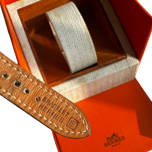 Hemes Watch Houre H Gold Plate Stainless Steel HH1.201