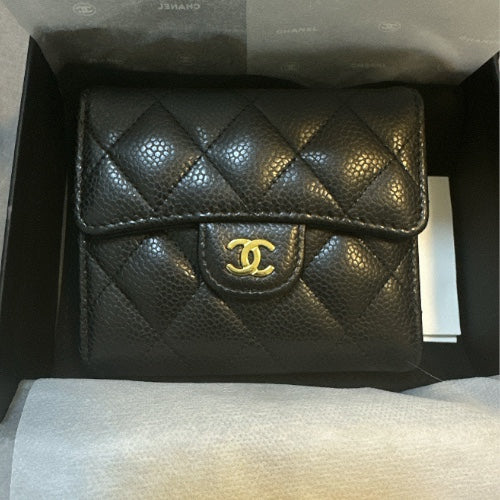 Chanel Small Flap Caviar Wallet