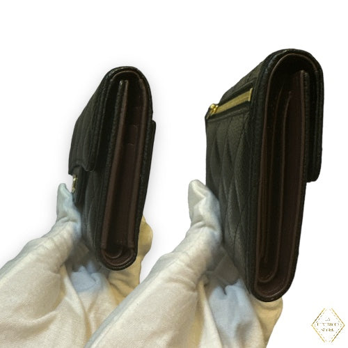 Chanel Small Flap Caviar Wallet