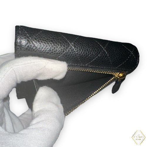 Chanel Small Flap Caviar Wallet