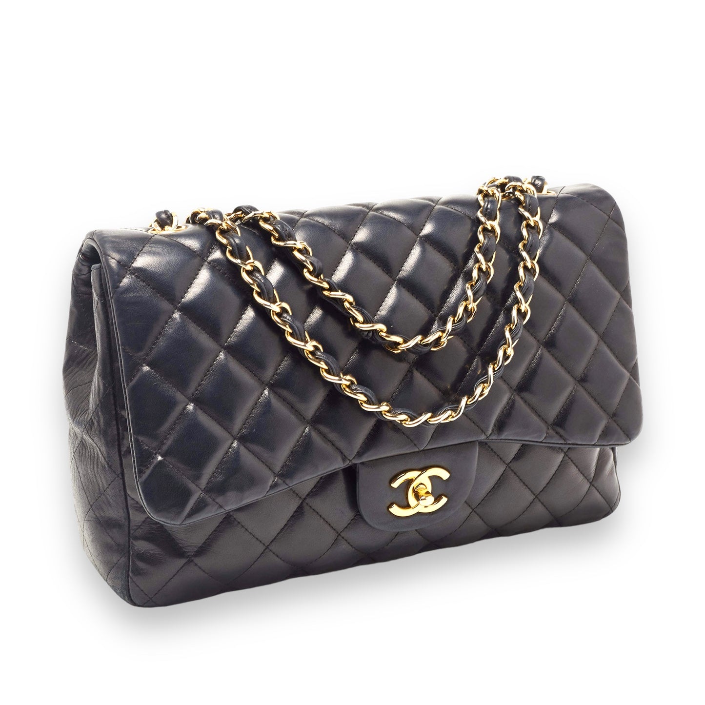 Chanel Single Flap Bag Classic Lambskin Jumbo