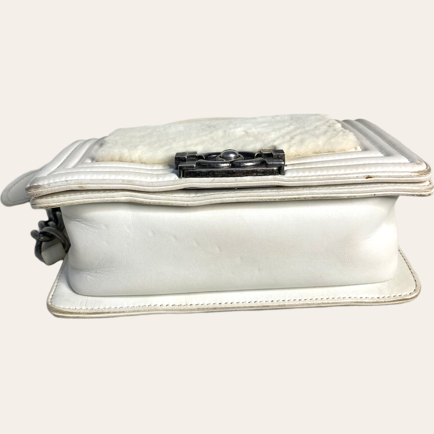 Chanel Le boy with Rabbits Fur Small
