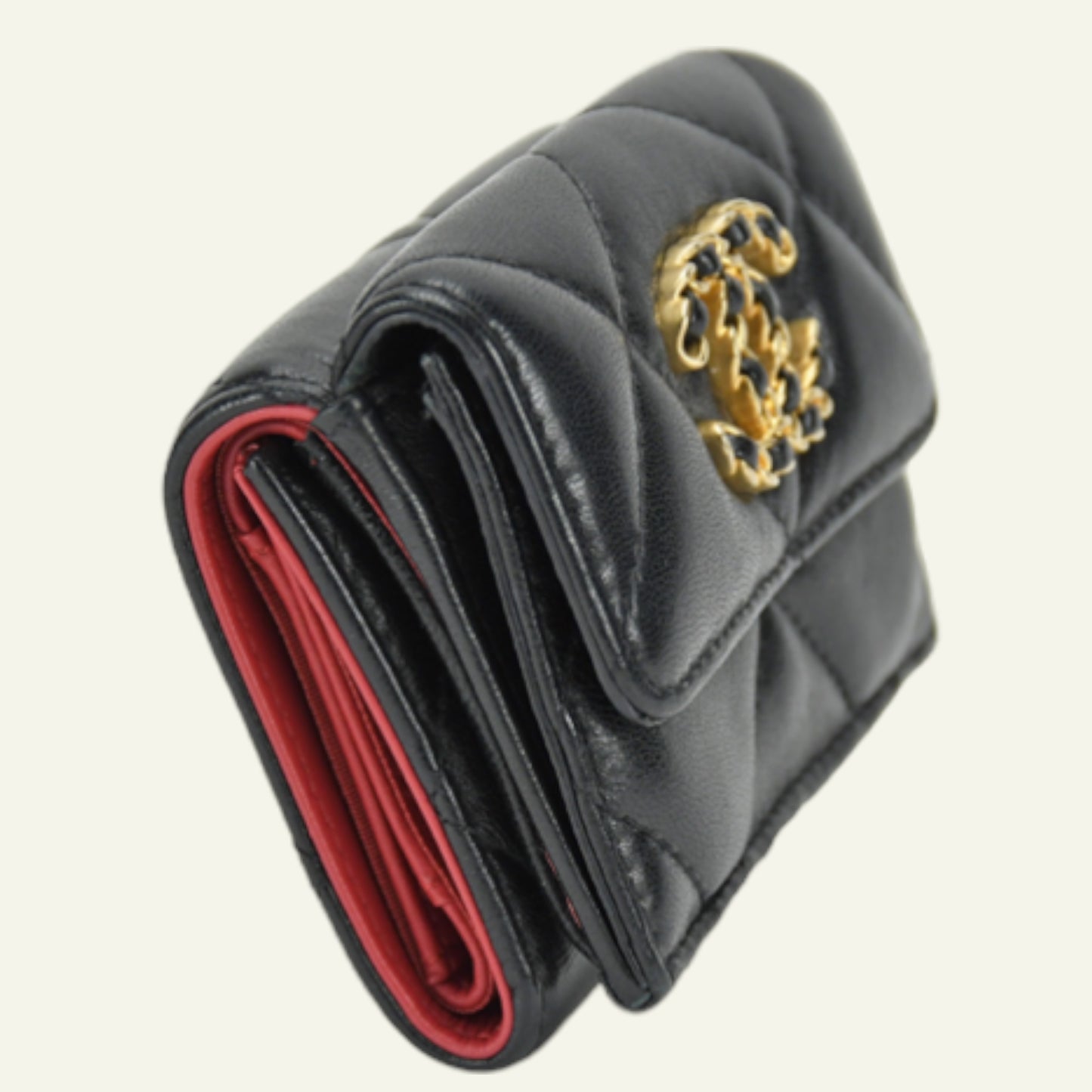 Chanel 19 Small Flap Wallet