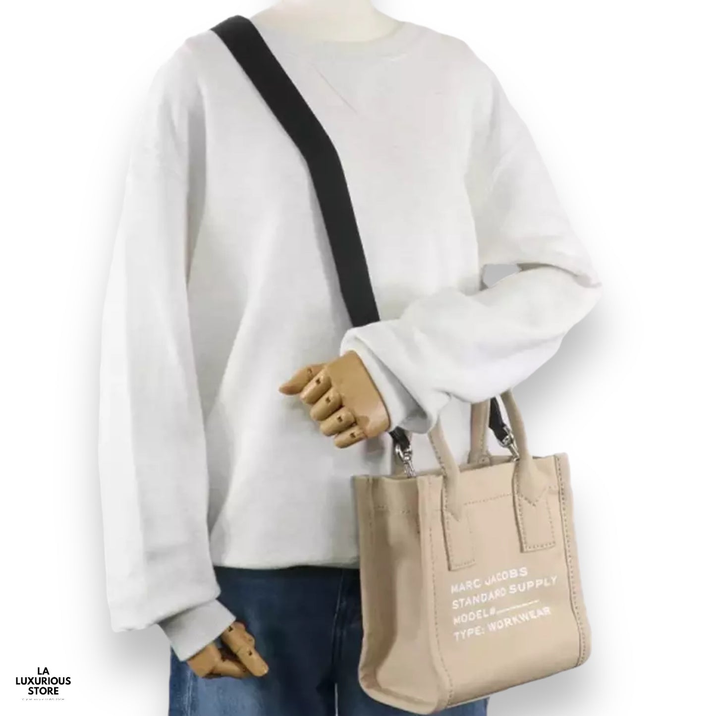 Marc Jacobs Workwear Tote Small Beige