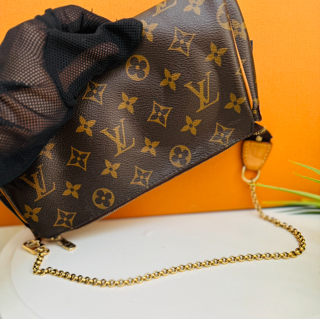 Pre-Owned Louis Vuitton Eva Clutch 2 way