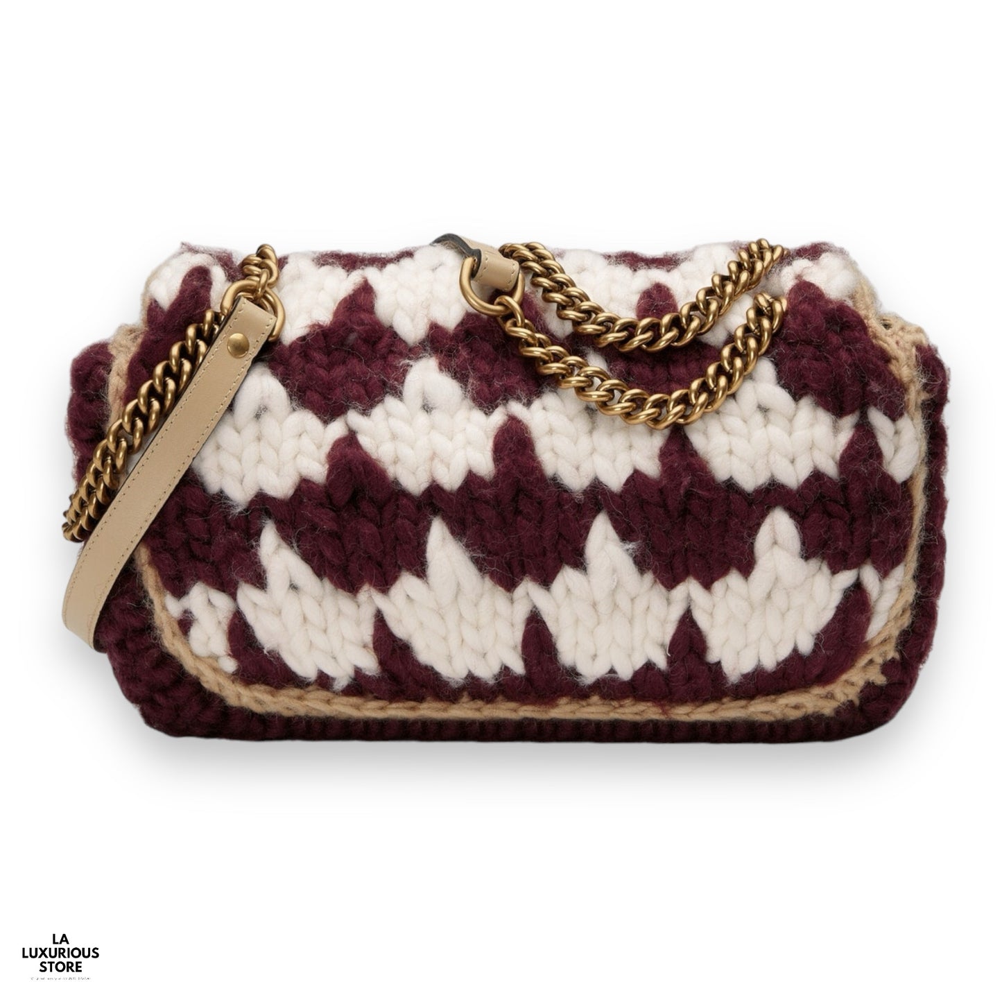 Gucci Marmont Houndstooth Small