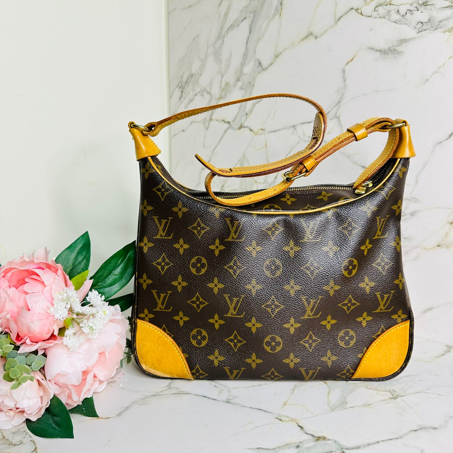 Pre-owned Louis Vuitton Bolougne