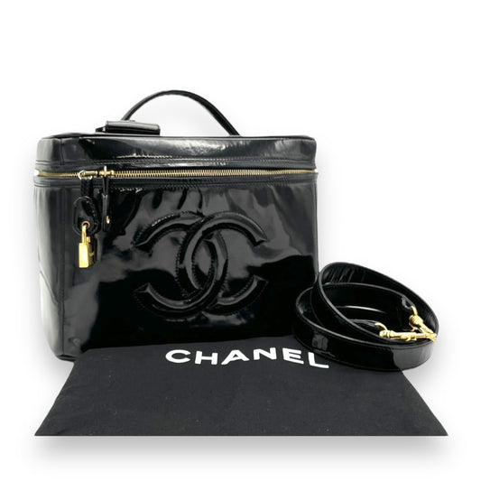 Chanel Vanity Bag Patent Leather