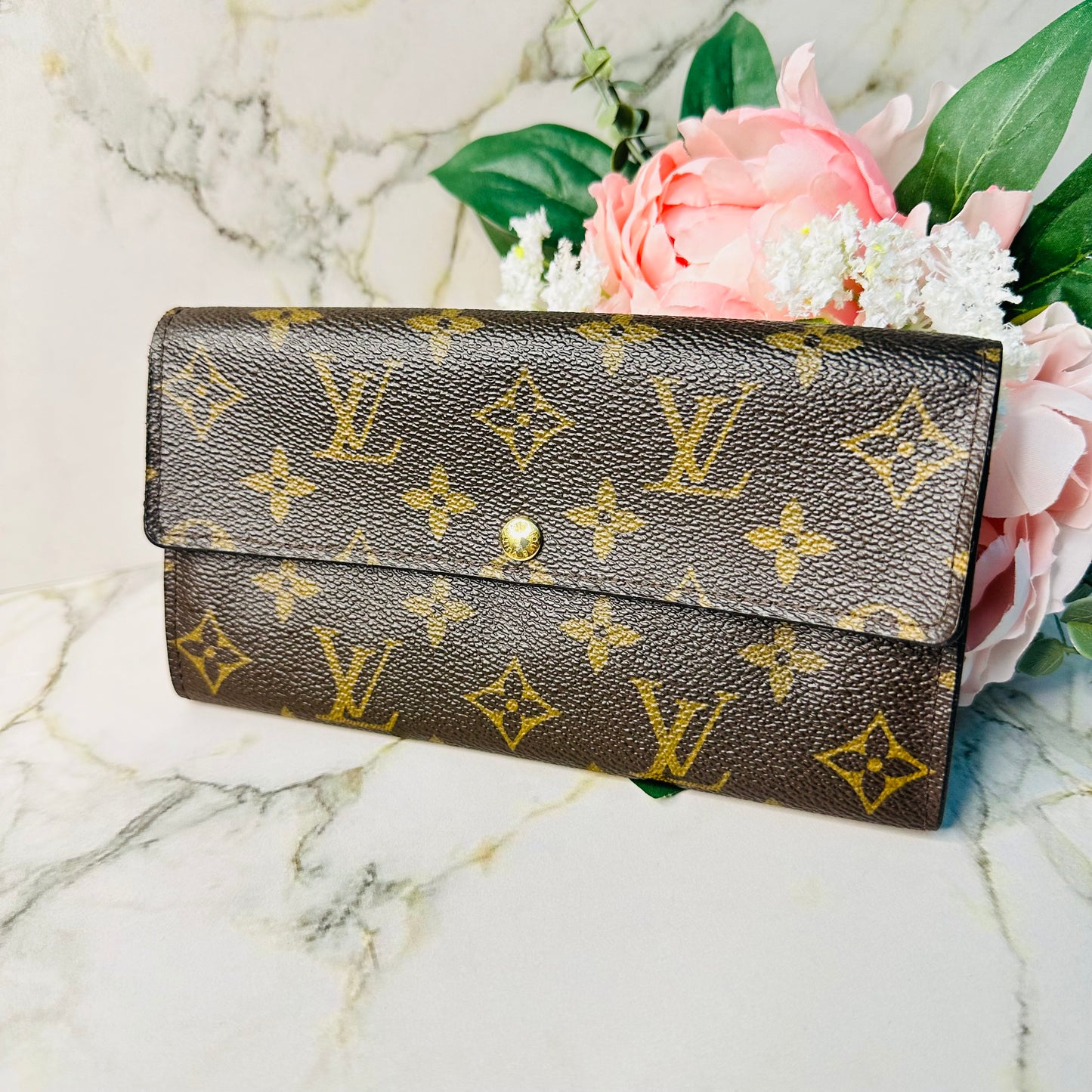 Pre-owned Louis Vuitton Sarah Wallet