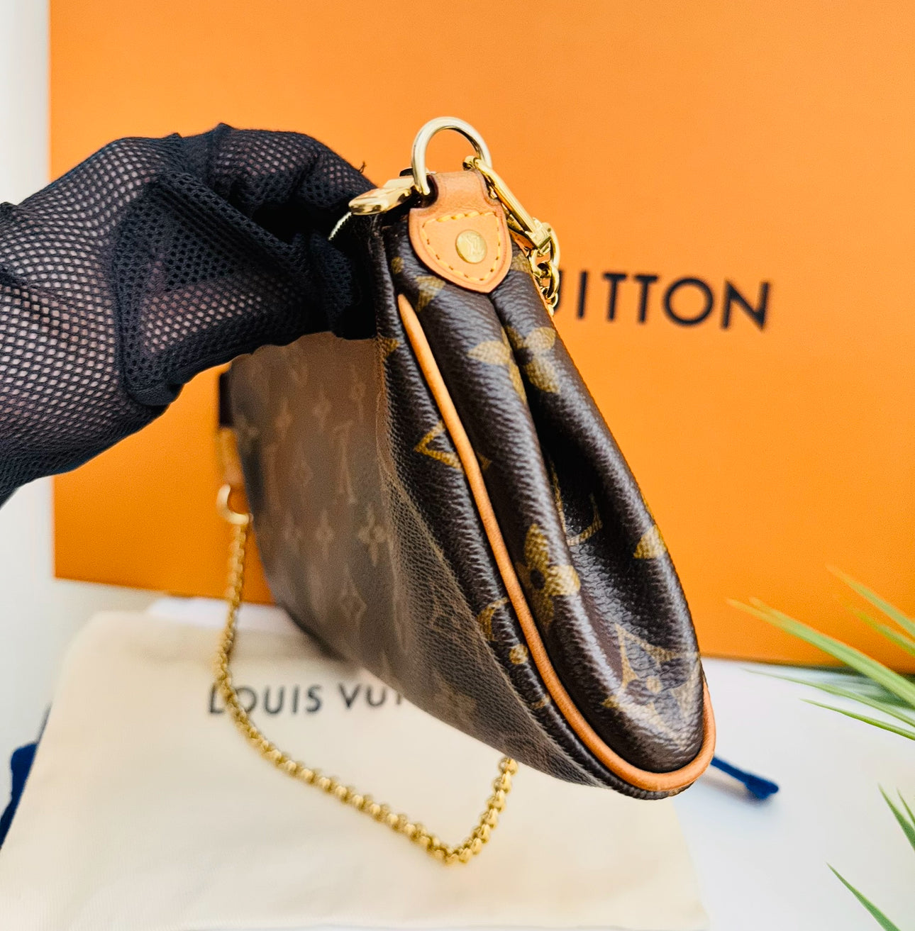 Pre-Owned Louis Vuitton Eva Clutch 2 way