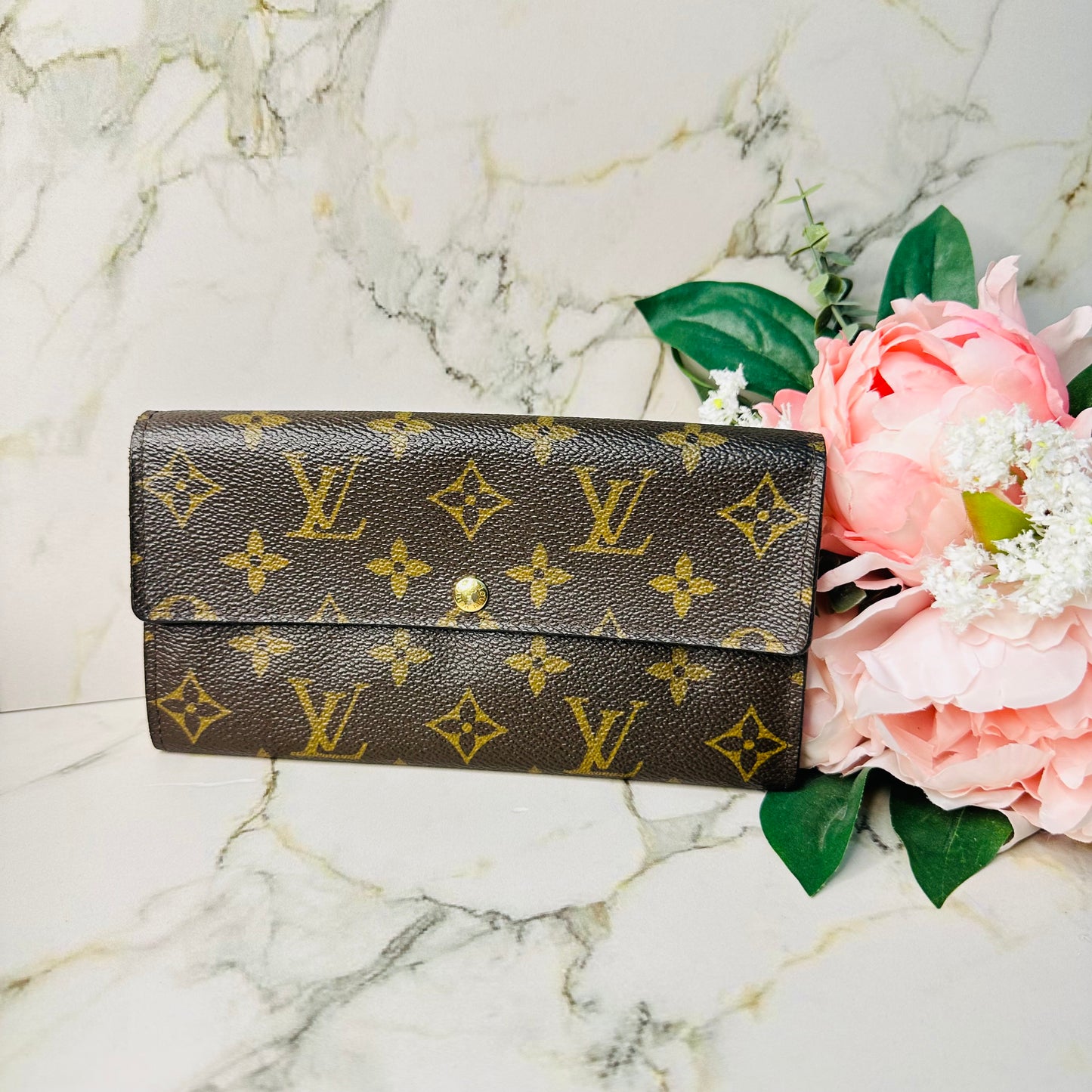 Pre-owned Louis Vuitton Sarah Wallet